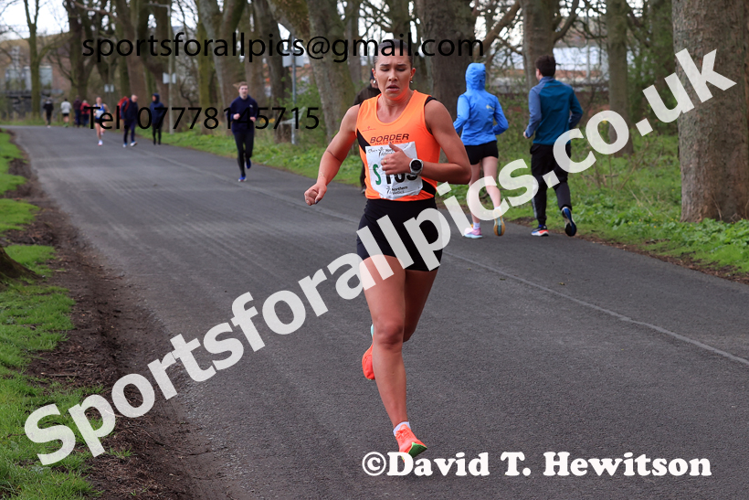 Senior Womens 6 Stage Road Relay, 2026 Northern Mens 12 and Womens 6 Stage Road Relays and Young Athletes 5k, Sheepmount Stadium, Carlisle. Photo: David T. Hewitson/Sports for All Pics